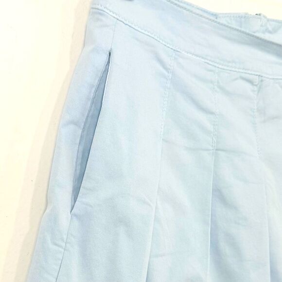 American Eagle Light Blue Pleated Mini Skirt NEW - Picture 4 of 13